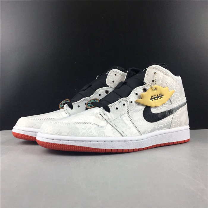 Jordan1 Mid SE Fearless Edison Chen CLOT CU2804-100