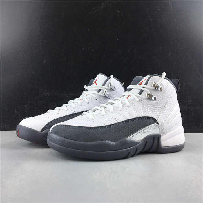 Jordan 12 Retro White Dark Grey153265-160
