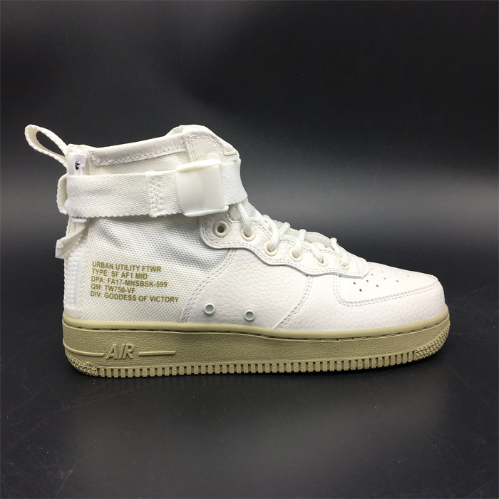 Nike SF Air Force 1 Mid Ivory Olive  917753-101