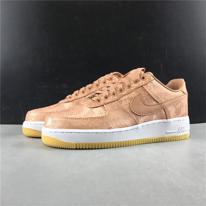 Nike Air Force 1 Low CLOT Rose Gold Silk  CJ5290-600