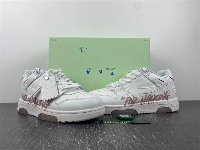 OFF-WHITE Out Of Office For Walking White Pink 0WIA259S22LEA0050130