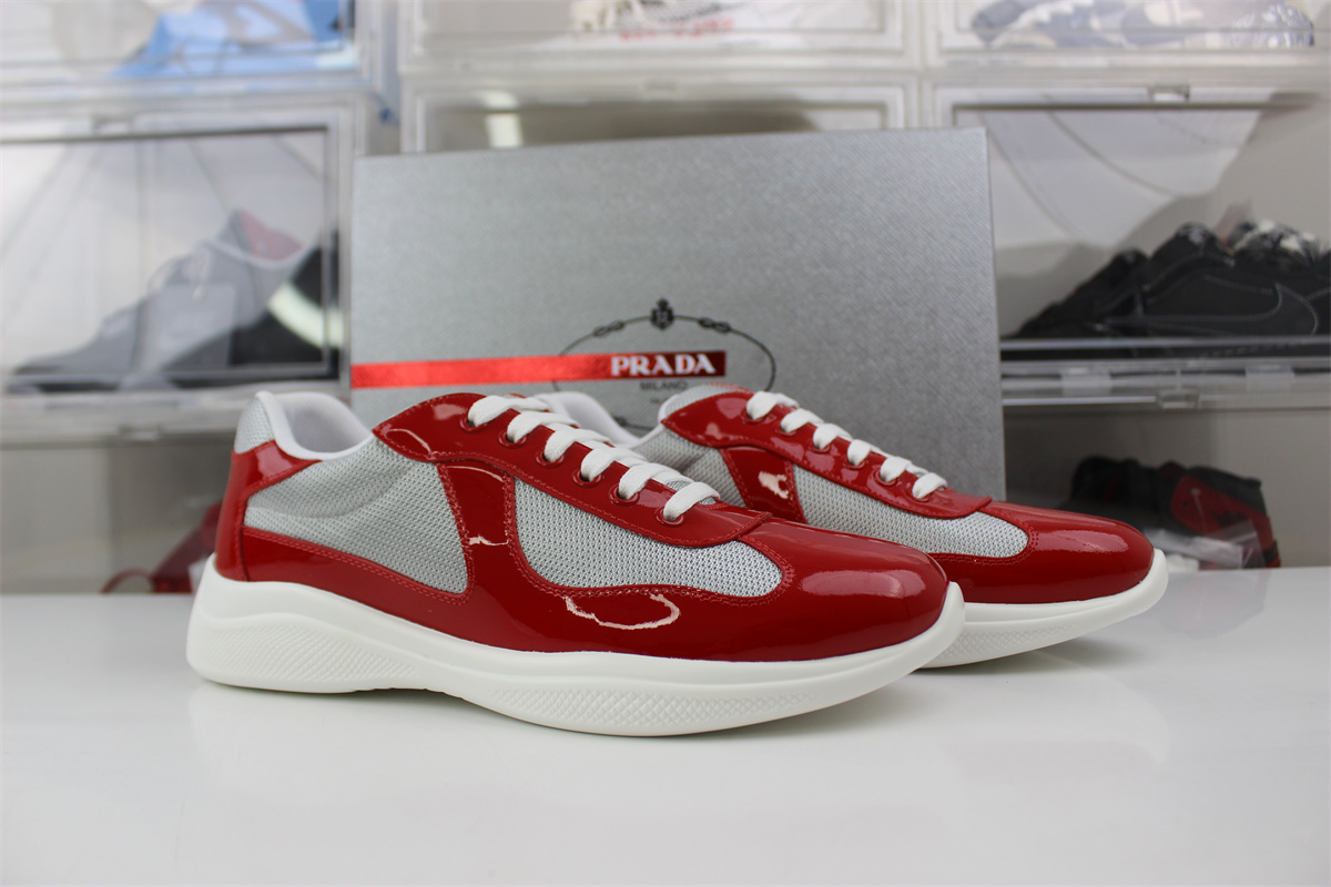 Prada America’s Cup Red Grey