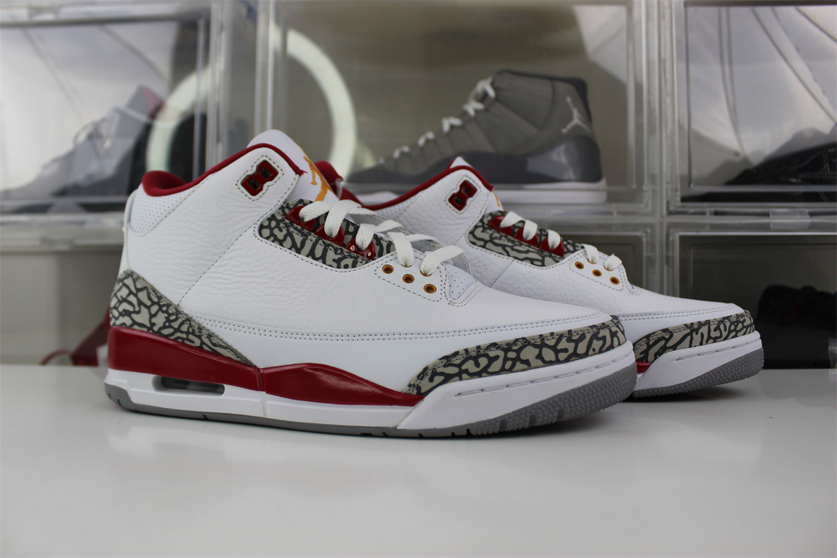 GOAT Air Jordan 3 “Cardinal Red”