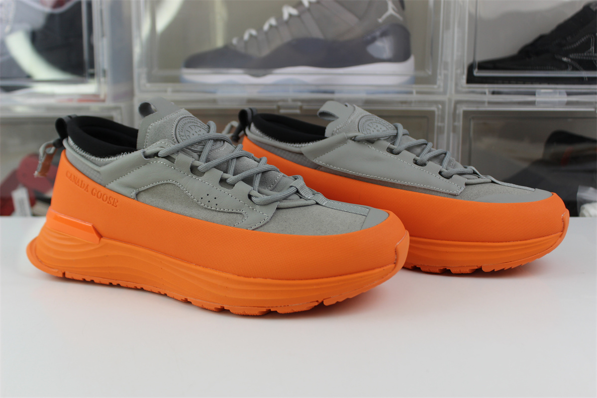 Canada Goose Glacier Trail Sneaker Grey Orange