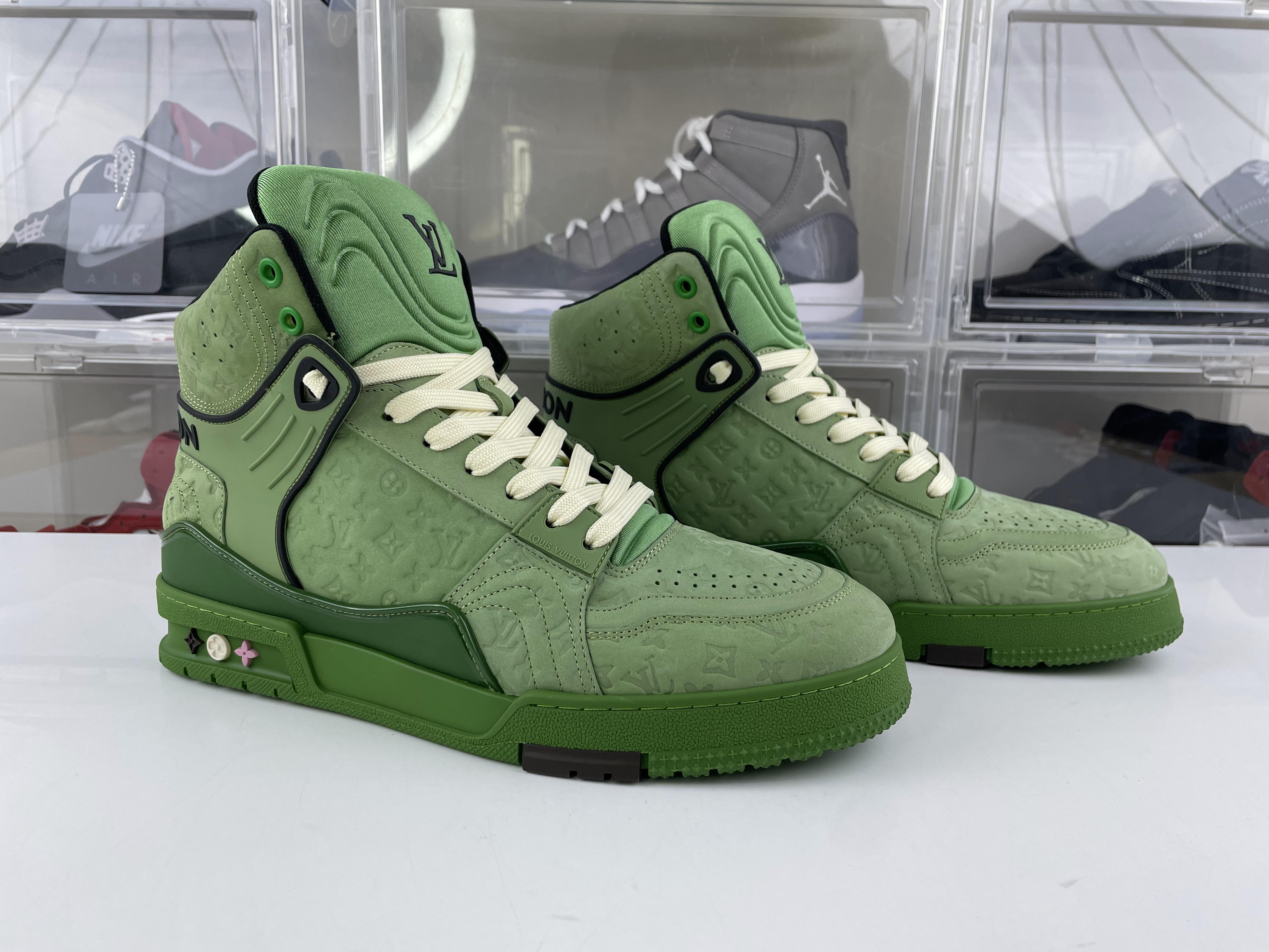 Louis Vuitton Green Arch Light High Boost Sneaker