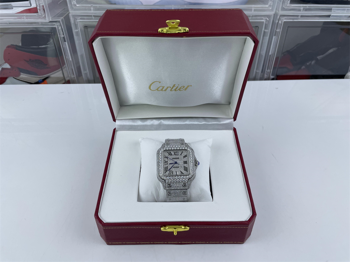 Cartier Diamonds Silver Watch (41mm)