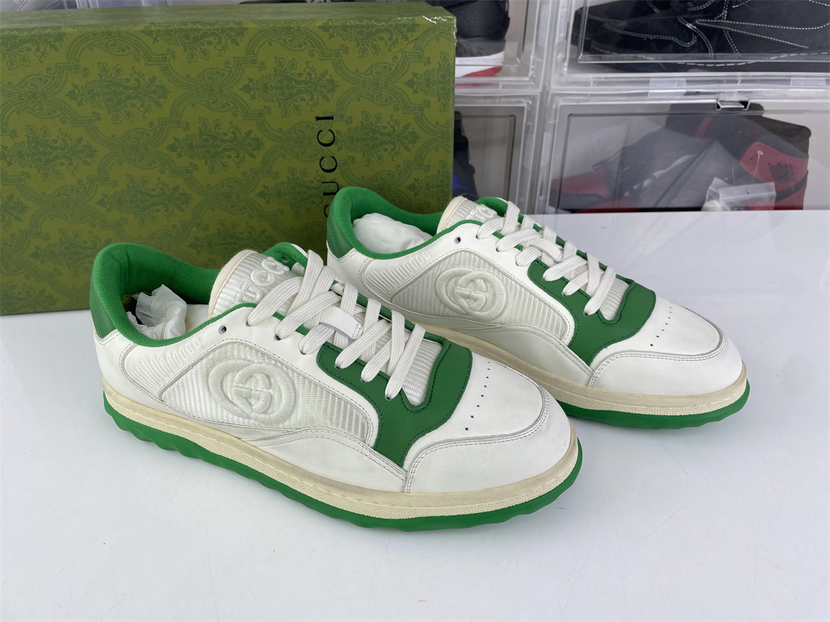 GUCCI MAC 80 White Green casual shoes