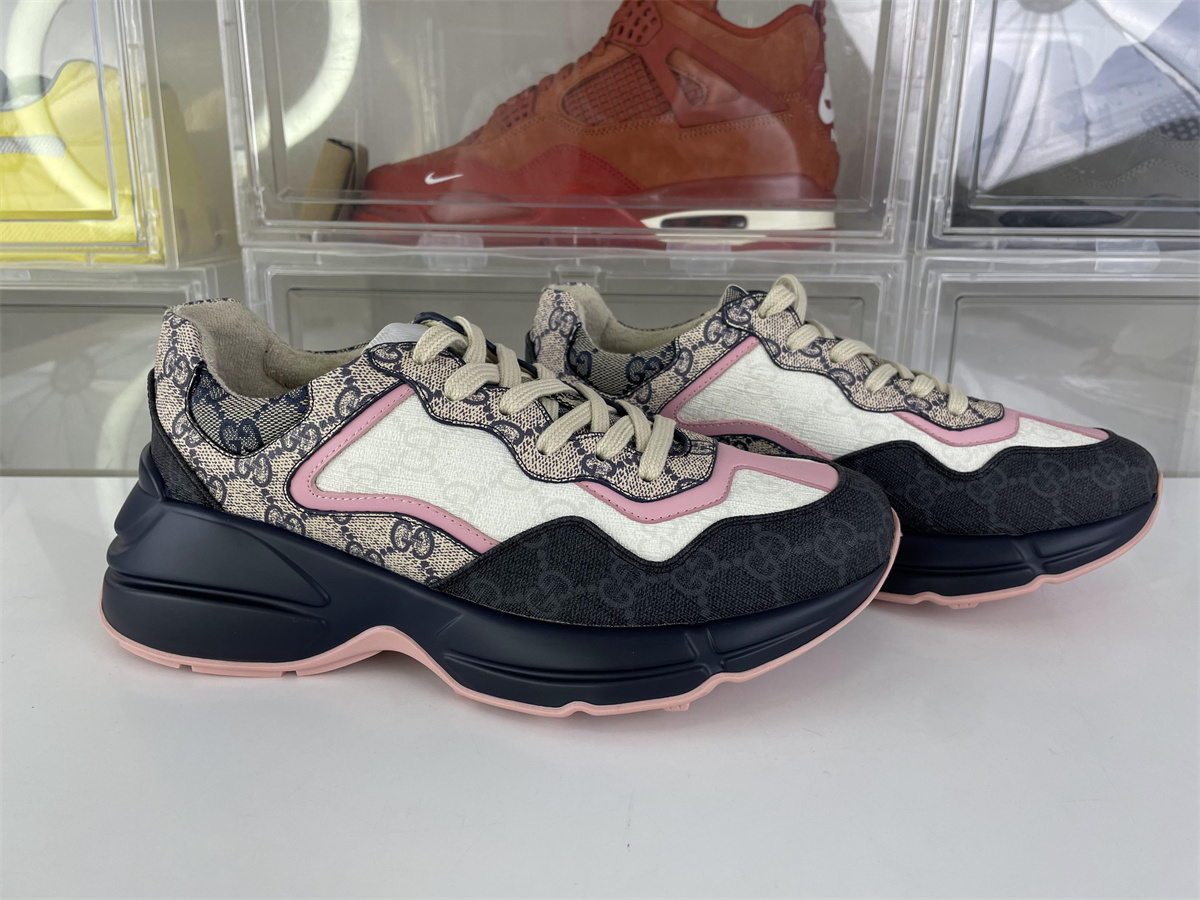 GUCCI Blue White Pink Old Daddy style shoes