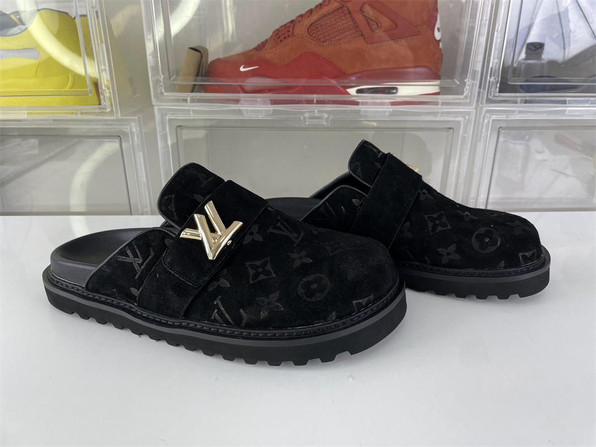 LV Tarine Black Sandal, (size EU35- 45 )