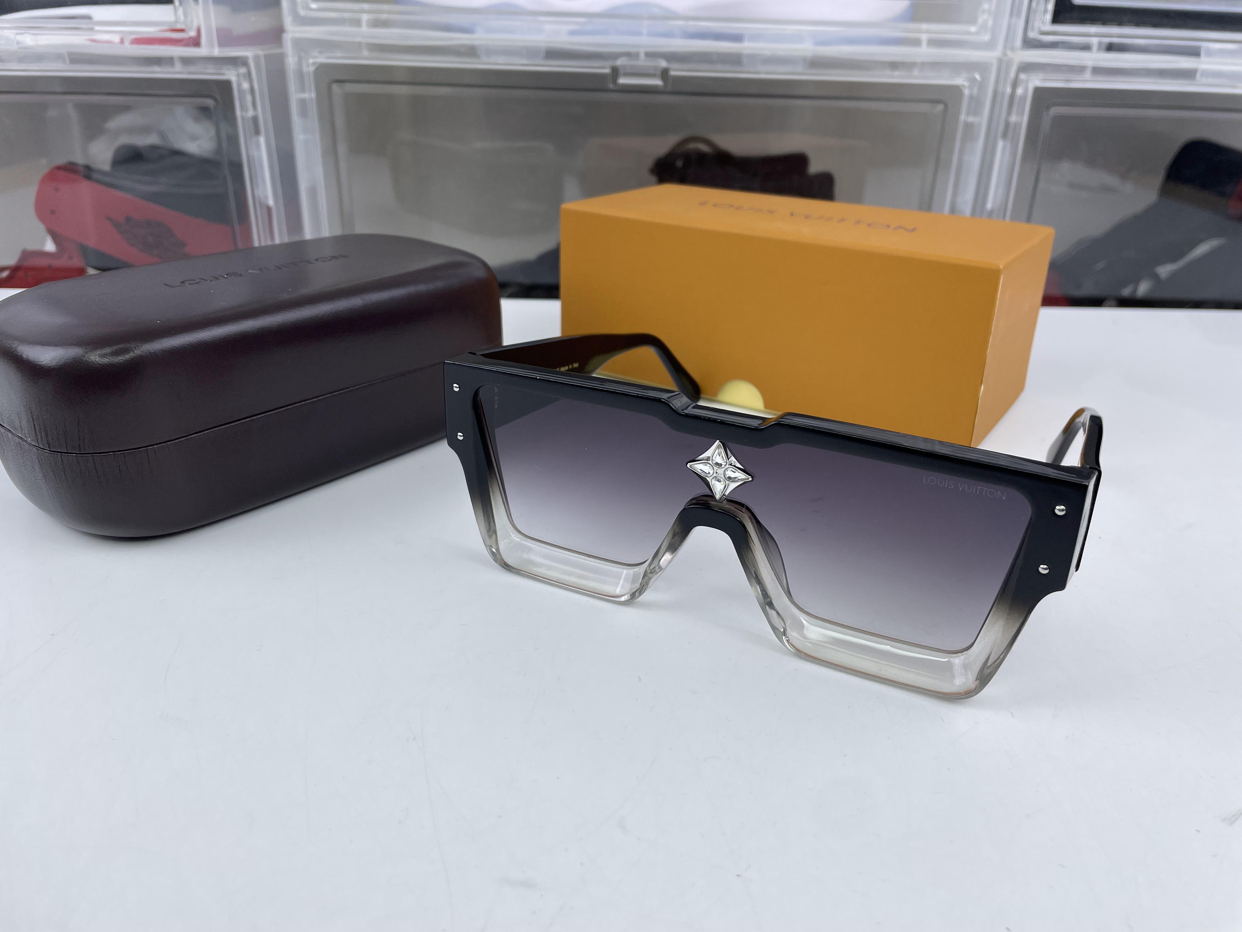 Louis Vuitton Black Purple Sunglasses