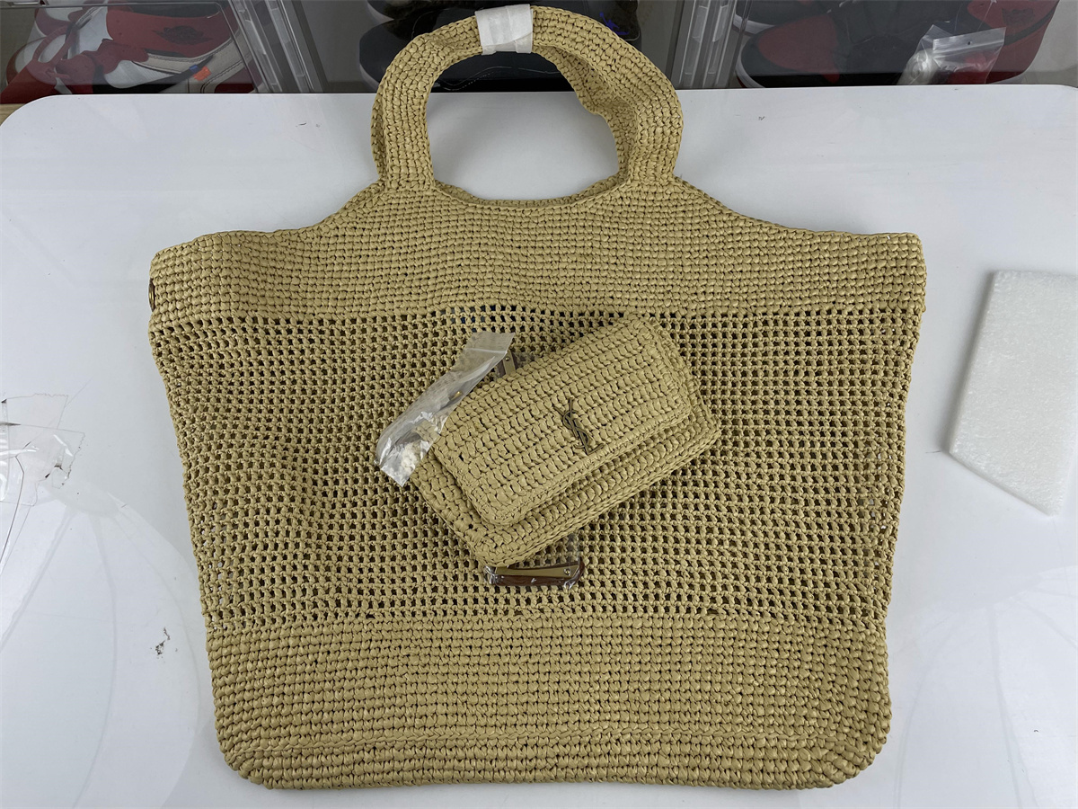 YSL Saint Laurent ICARE Knit bag ( 55 x 43 x 5cm)
