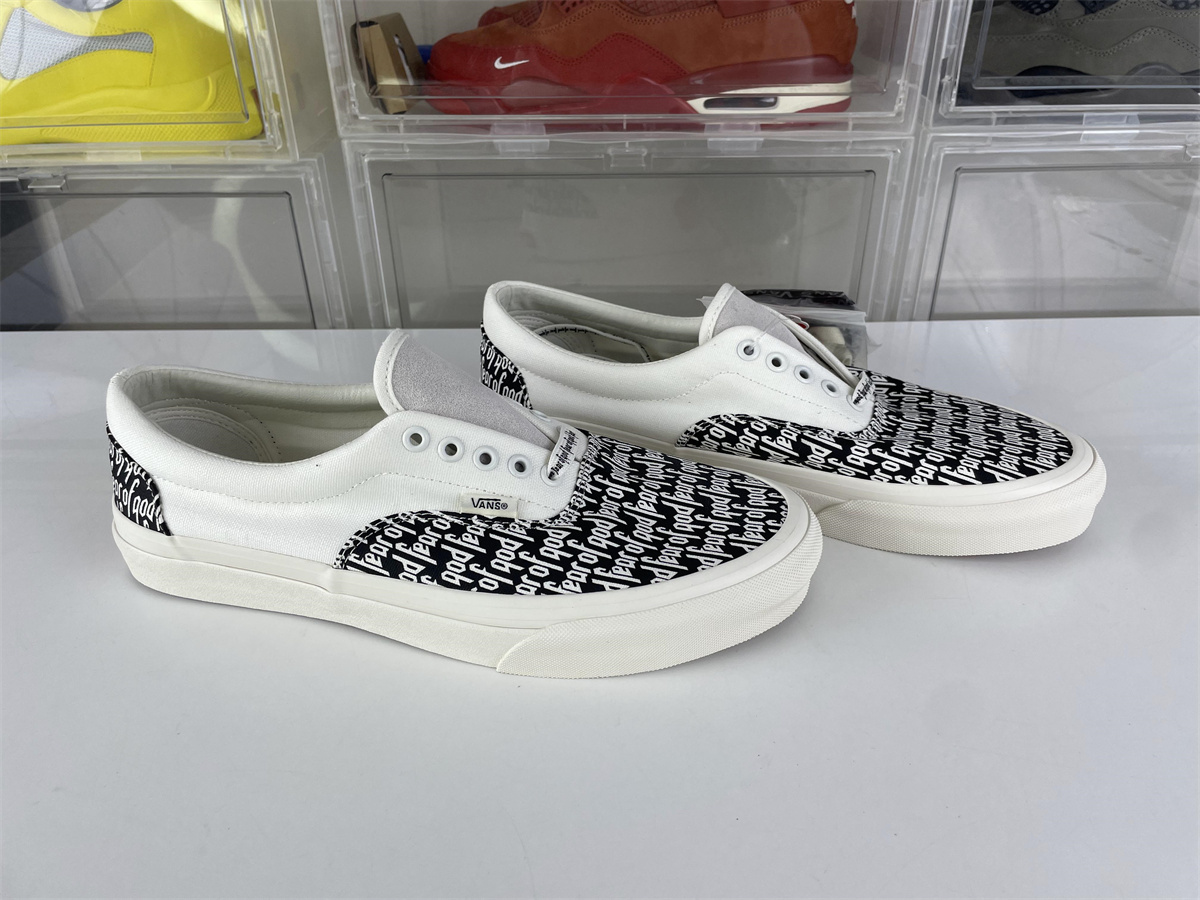 Vans Fear of God Marshmallow Black White