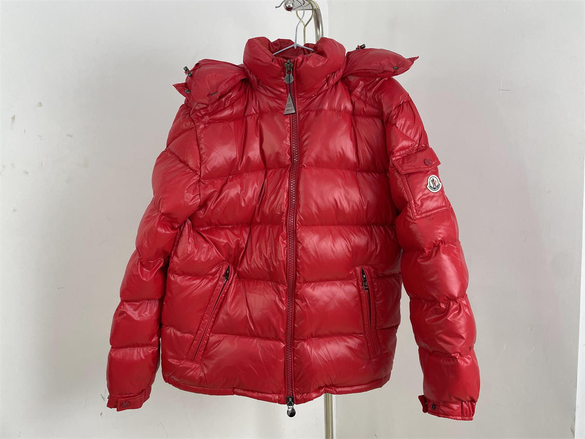 Moncler Red Winter Coat with goose Hairs inside (S-XXXL)