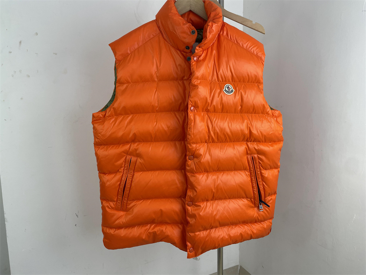 Moncler Unisex Orange Vest, (size 1-7)