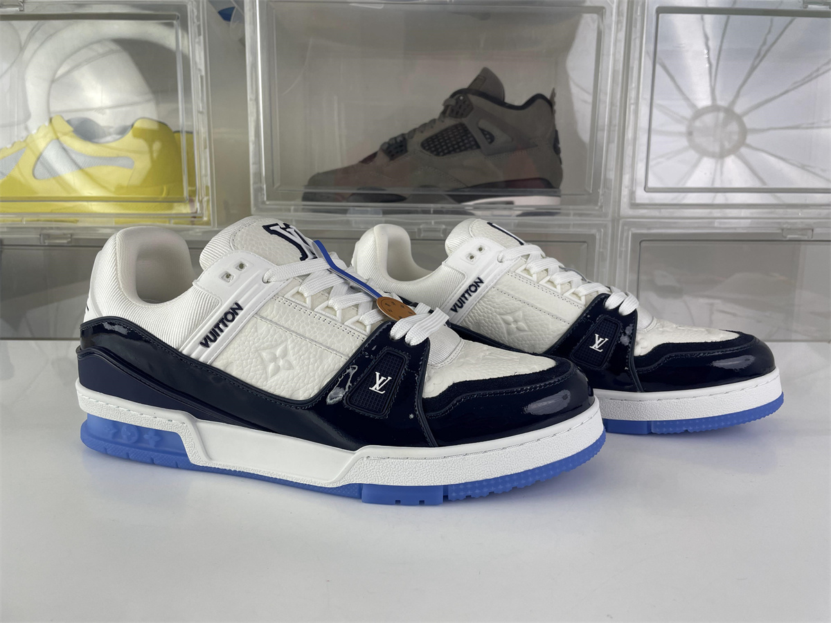 LV ARCH LIGHT Blue Bright leather #54 Skate shoes sneakers