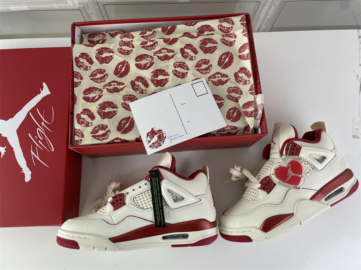 GOAT level Air Jordan 4 “Valentine’s Day” WMNS